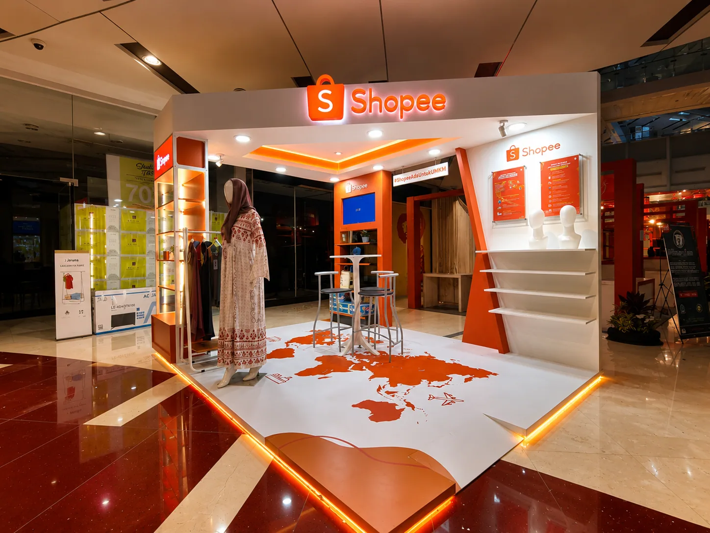 Shopee Mall Activation Booth